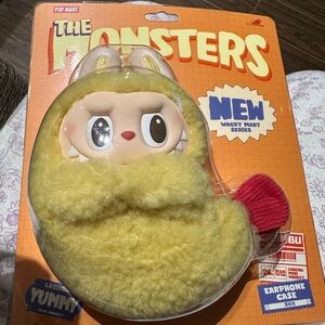 labubu wacky Mart tempura shrimp Yellow Monster Earphone Case